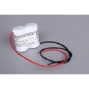 2.4V 4Ah Ni-Cd YU-Lite Emergency Lighting 2x D Battery Pack Flying Leads, No Connector Side-Side