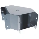 Bend Gusset 1Compartment Top 100 x 100mm Steel Galvanised Lid+Coupling