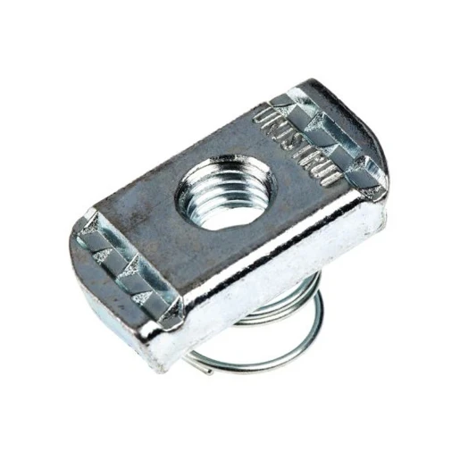 Channel Nut Long Spring M6
