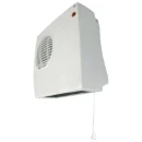 Heater Downflow Pull Cord IP21 2Kw White