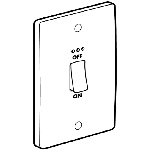 Switch DP Neon Flush 45A White