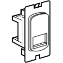 Socket 1 Module Cat 6 RJ45 White