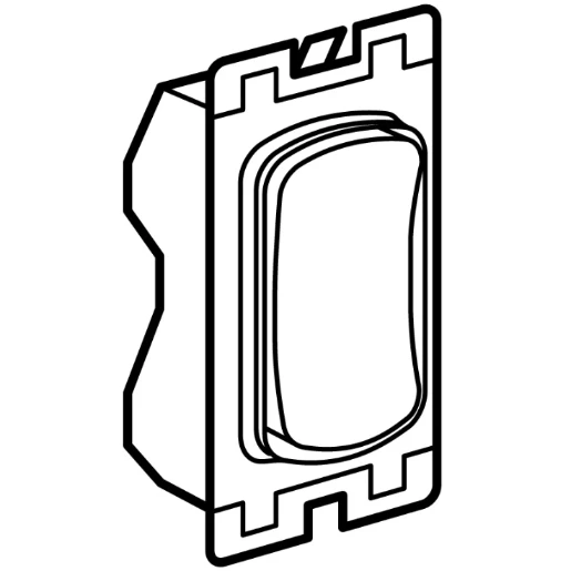 Grid Switch 1 Way SP 10A White