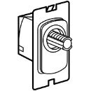 Socket 1 Module Screened Satellite White