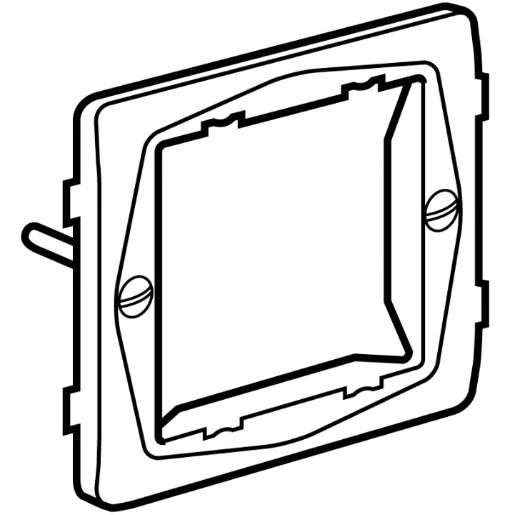 Grid Switch Mounting Frame 1 Gang 2 Module Bzp