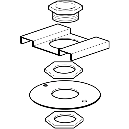 Adaptor Pull Switch 50mm Pre-Galvanised