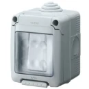 Enclosure Weatherproof 1 Way Sw 1P 10A Grey System Device