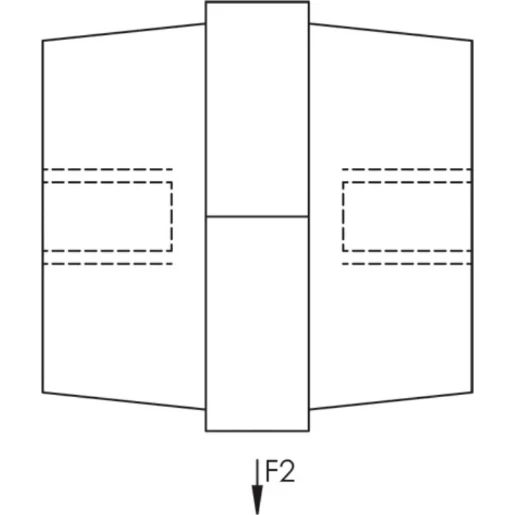 Insulator H/F 25mm M6