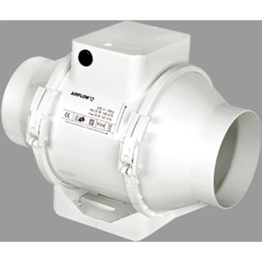 Fan Mixed Flow In-Line 2 Speed + Timer 125mm 5 In