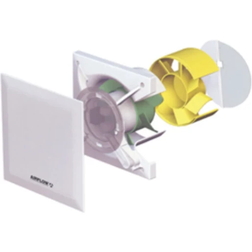 Fan Delay Start 75M3/Hr 100mm Adjustable Humid+Timer IP45