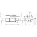 Cable Gland Premium For SWA M50S Brass Nickel Plated