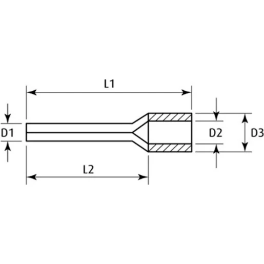 8.4mm Copper Blade Terminals for wire size 50mm²
