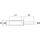 Copper Round Pin Terminals 35mm²