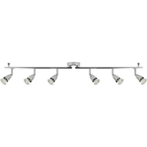 Spotlight Amalfi 6 Lighting Bar 960X90X160mm Chrome Plated 6X50W Gu10