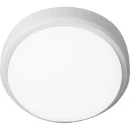 OHIO 12W IP54 CIRCULAR BULKHEAD, 3000K, c/w WHITE and BLACK