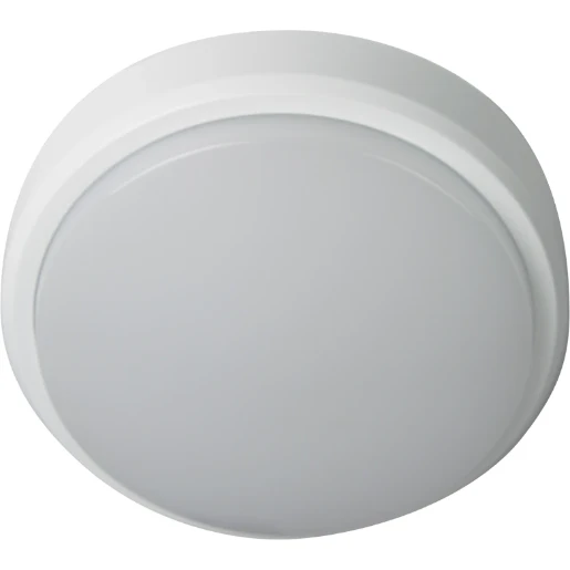 OHIO 12W IP54 CIRCULAR BULKHEAD, 3000K, c/w WHITE and BLACK