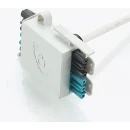 Module 6P 5 Core Tee 1mmx0.5M White Black/Blue Coding