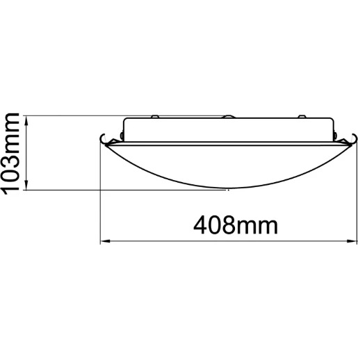 Luminaire Emergency LED Surface Medium 30W White 4000K 2200lm