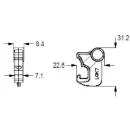 LOK7 Slimline Black Isolation Lock