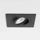 Plate Single IP20 Black for Qr Pro GU10 and LED