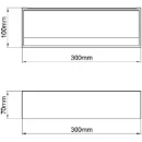 Wall Light LED 2 x 5W 3000K White
