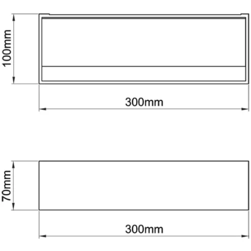 Wall Light LED 2 x 5W 3000K White