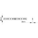 LED Strip LED 3000K IP65 5M 7.6W 24Vdc