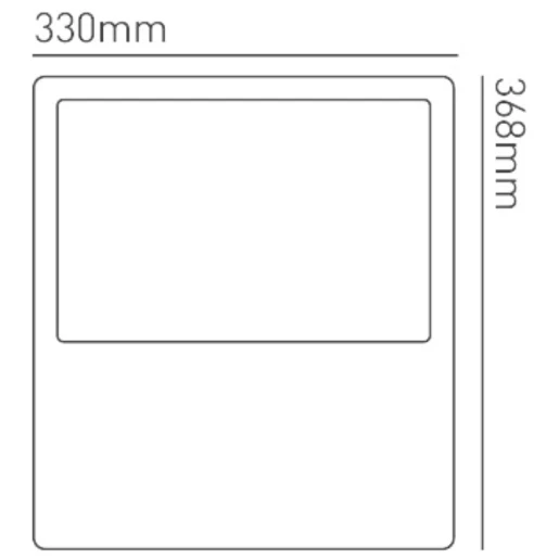 Floodlight Industrial 4000K Beam 100X150 200W Black 22200Lm IP40 C