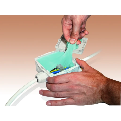 Compound Potting Two Component 1Ltr Blue Mixing Jug+Spatula