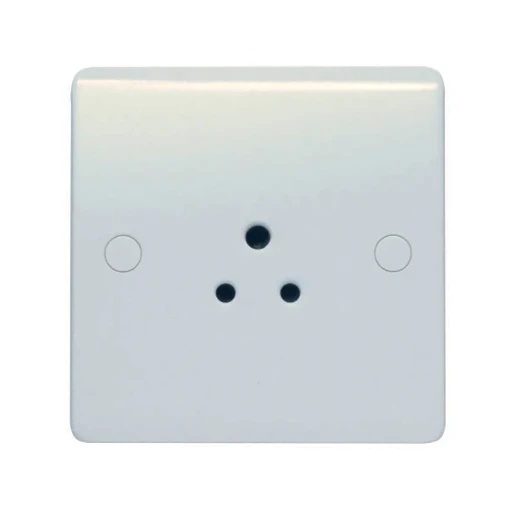 Designa 21S021UN 1 Gang 2A Unswitched Single Socket White
