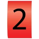 Number 2 Colour Coded Critchley Z9 Straight Cable Markers for 2.5-4mm Cable Dia