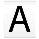 Letter A Black On White Critchley Z9 Straight Cable Markers For 2.5-4mm Cable Diameter