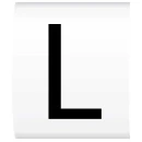Letter L Black On White Critchley Z15 Straight Cable Markers For 3.8-6.3mm Cable Diameter
