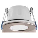 5.5W TEGO Slim IP65 Fire-Rated LED Downlight 4000K Brushed Nickel Finish