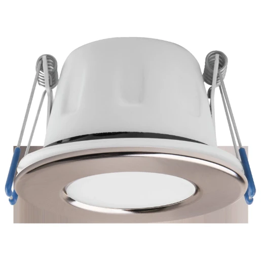 5.5W TEGO Slim IP65 Fire-Rated LED Downlight 4000K Brushed Nickel Finish