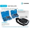 18V BATT Crimping Tool (B500NDE) C/W Die Sets 25mm to 185mm