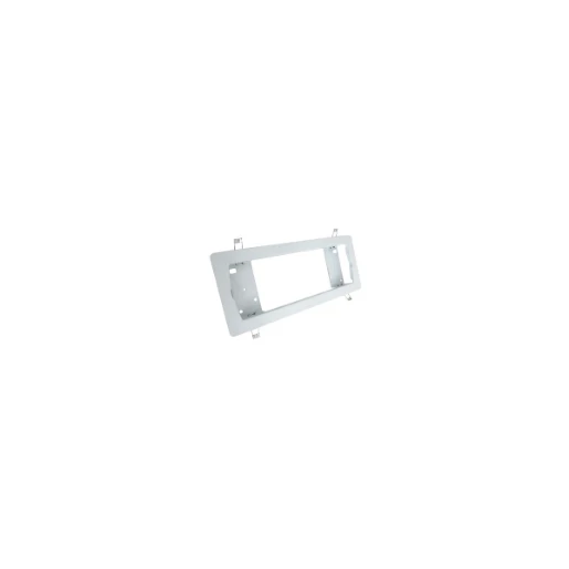 White semi recessed emergency bulkhead frame