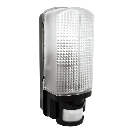 Bulkhead LED PIR 60W 270 x 113 x 112mm Black