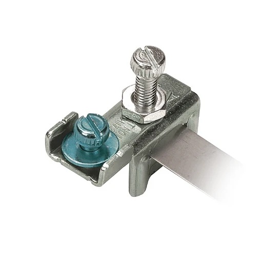 Steeple Adjustable Earth Clamp 32-50mm Blue