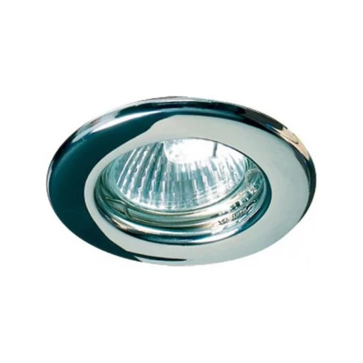 Downlight Halogen Mains GU10 50W 80 x 130mm Chrome