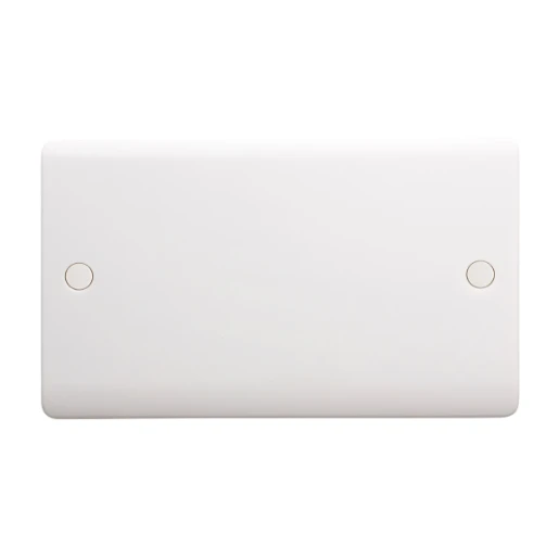 Designa 21BP2 2 Gang Blank Plate White