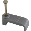 Steeple Tower Clip for 1/1.5mm² 6242Y Flat Double Cable Grey