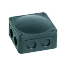 Junction Box 5Pole 32A Terminal IP66 85 x 85 x 51mm Black Polypropylene