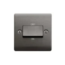Designa 25S5FSJ 1 Gang Triple Pole Fan Isolator Switch Graphite