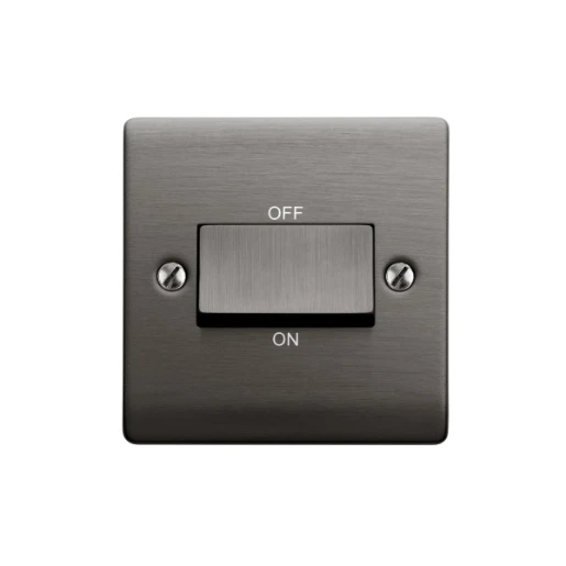 Designa 25S5FSJ 1 Gang Triple Pole Fan Isolator Switch Graphite