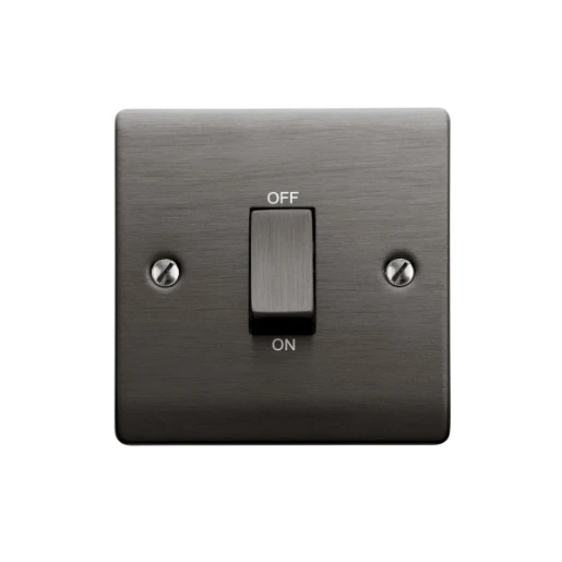 Designa 25S451J Switch 1 Gang 45A Double Pole Graphite
