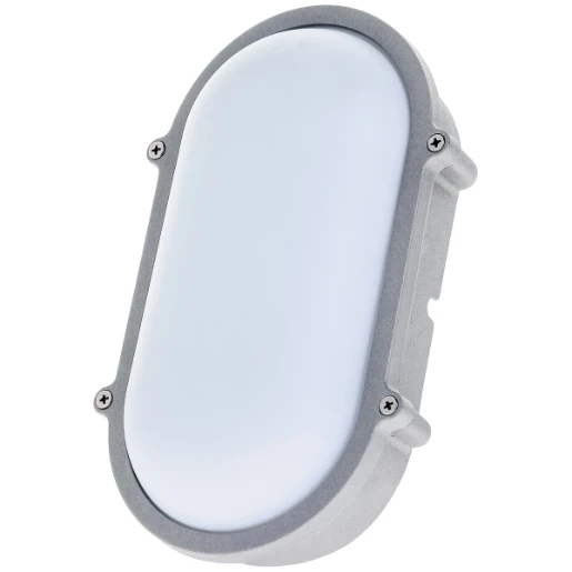 Bulkhead LED Energy Saving Oval Super Slimline 9W 530lm IP65