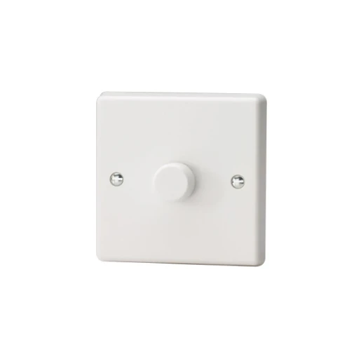 V-Com 1-Gang 2-Way Push-On/Off Rotary LED Dimmer