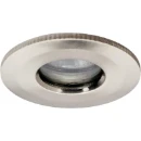Designa GU10 Fire-Rated Downlight 50W 88 x 89mm Brushed Nickel