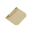 SAK 35mm Polyamide 66 End Plate 50 x 1.5 x 42mm Beige